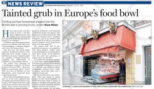 Horsemeat clipping