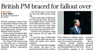 tory affair